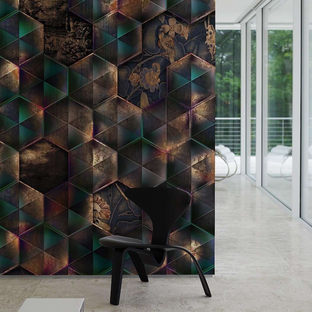 Holographic Reflections wallpaper from Muance – Selected