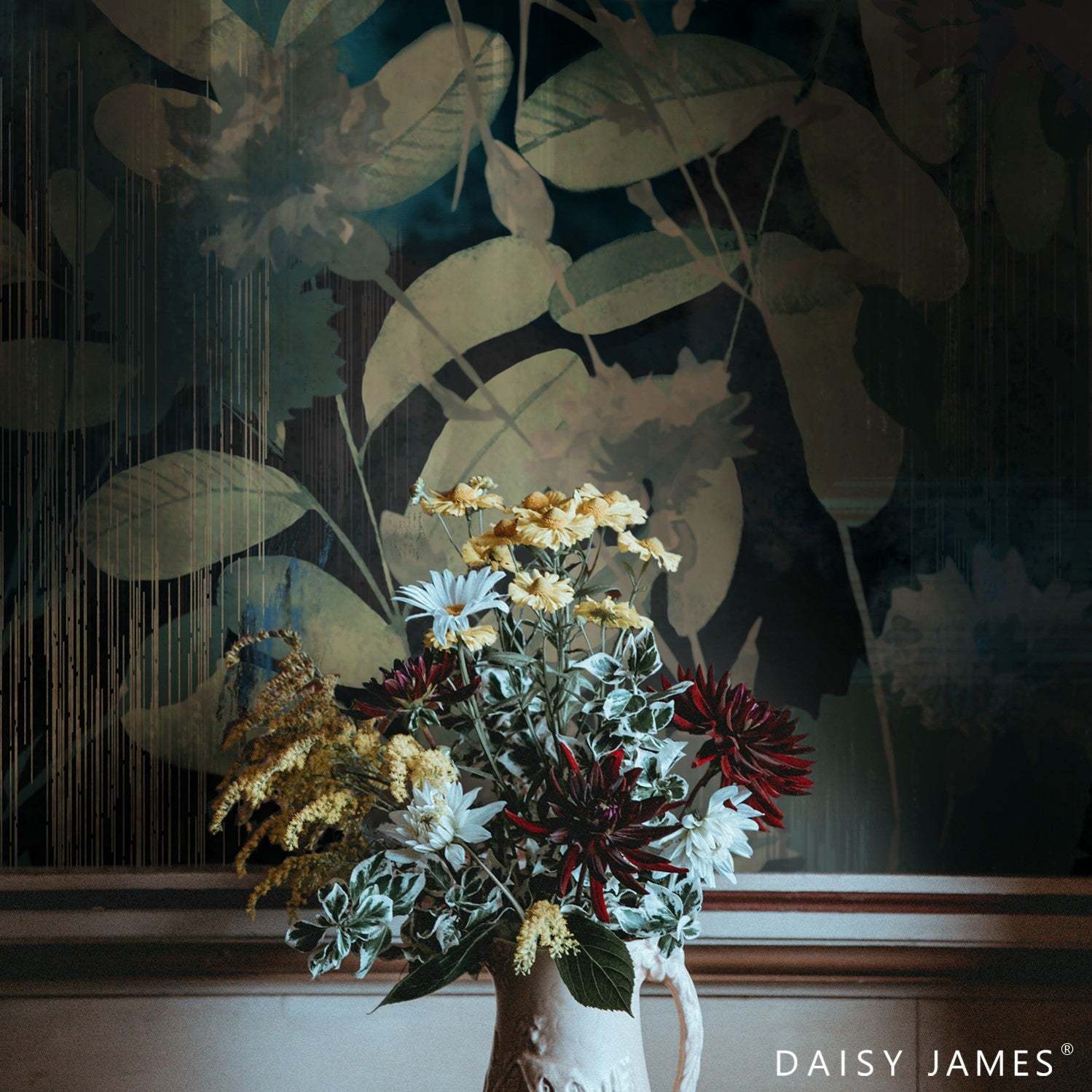 The Jade wallpaper Daisy James  Wallpaper The Jade DJ239 – Selected  Wallpapers & Interiors