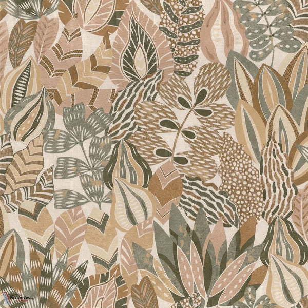 Alfabia behang-Casamance-wallpaper-tapete-Kaki/Vanille-Rol-Selected-Wallpapers-Interiors