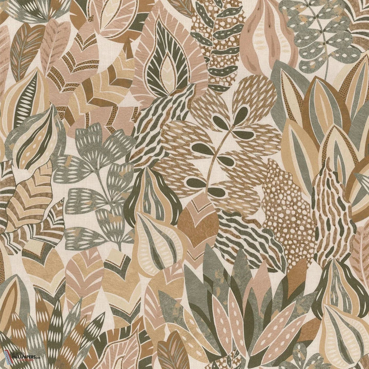 Alfabia behang-Casamance-wallpaper-tapete-Kaki/Vanille-Rol-Selected-Wallpapers-Interiors