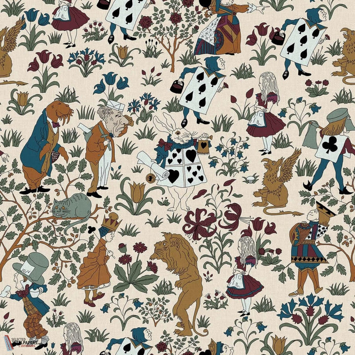 Alice in Wonderland-House of Hackney-behang-tapete-wallpaper-Achillea-200 cm-Selected-Wallpapers-Interiors