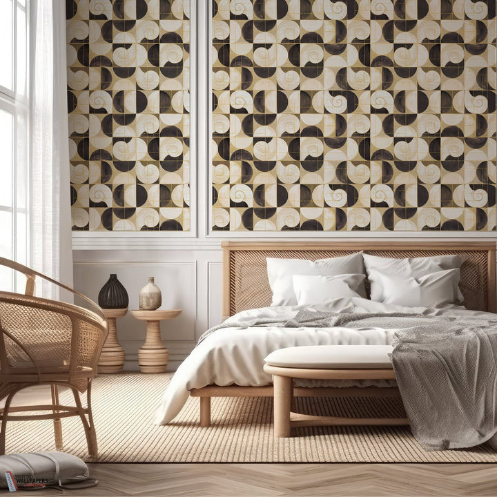 Ammonis behang-Les Dominotiers-wallpaper-tapete-Selected-Wallpapers-Interiors