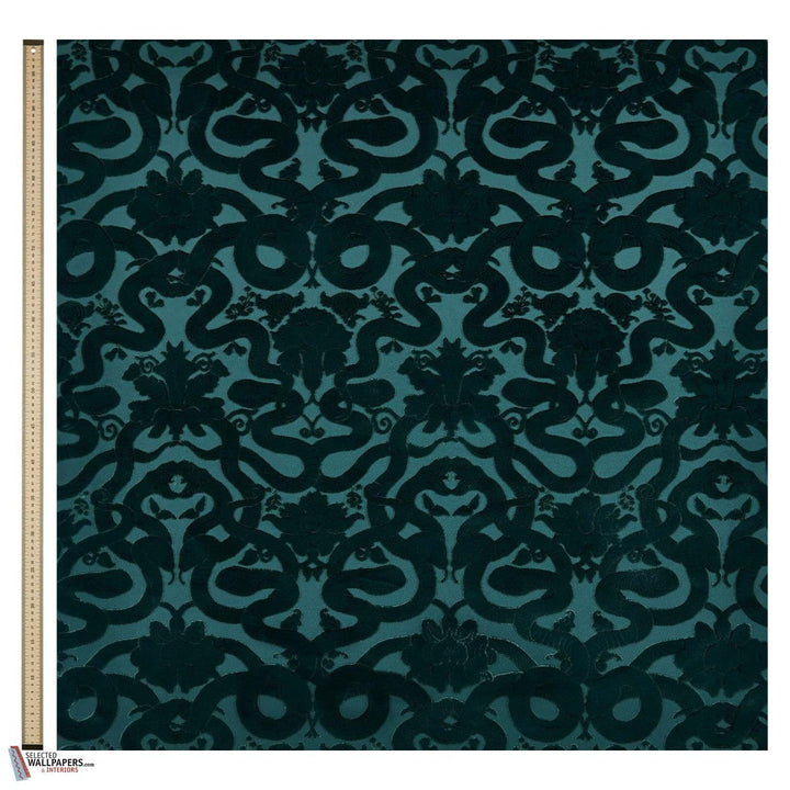 Anaconda Cut Velvet stof-House of Hackney-fabric-Selected-Wallpapers-Interiors