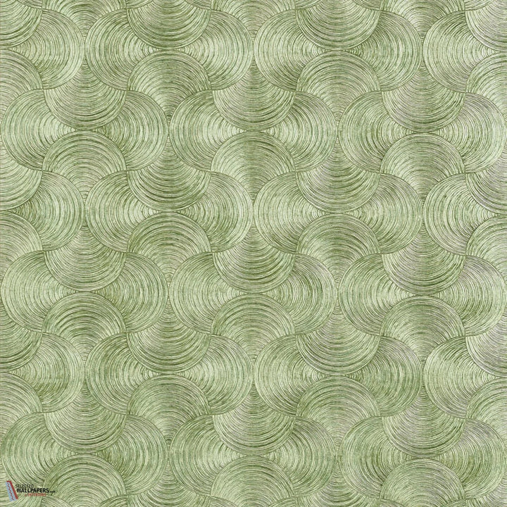 Aphelie behang-Casamance-wallpaper-tapete-Vert Metallique-Rol-Selected-Wallpapers-Interiors