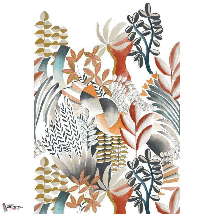 Artemis-behang-Tapete-Casamance-Blanc/Multicolore-Set-74870202-Selected Wallpapers