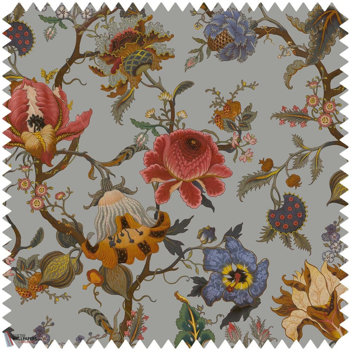 Artemis stof-House of Hackney-fabric-Dove Grey-Velours-Selected-Wallpapers-Interiors