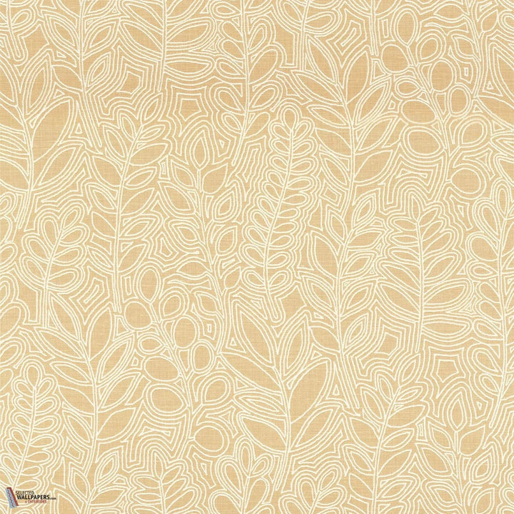 Astragale behang-Casamance-wallpaper-tapete-Vanille-Rol-Selected-Wallpapers-Interiors