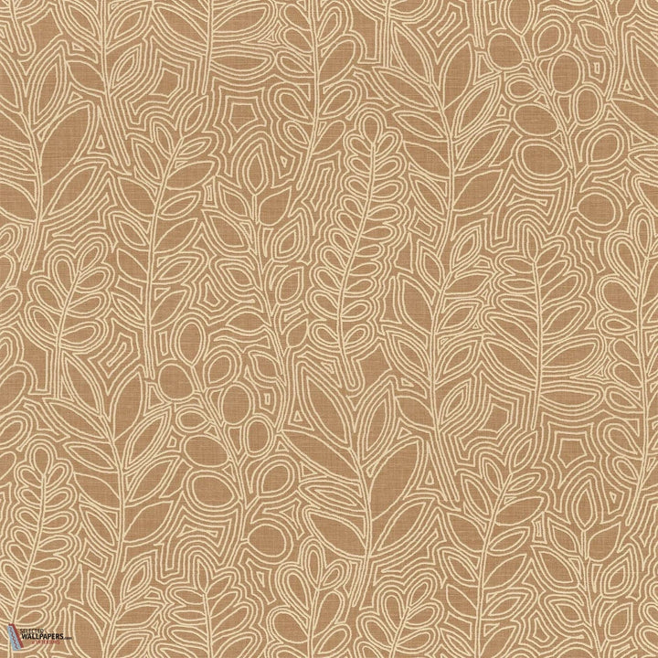 Astragale behang-Casamance-wallpaper-tapete-Camel-Rol-Selected-Wallpapers-Interiors