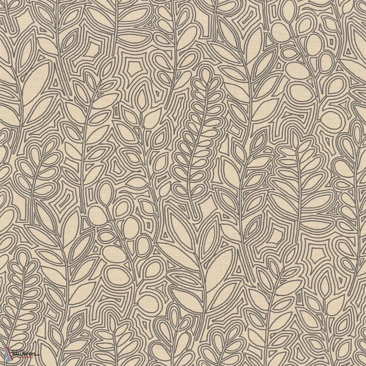 Astragale behang-Casamance-wallpaper-tapete-Latte-Rol-Selected-Wallpapers-Interiors