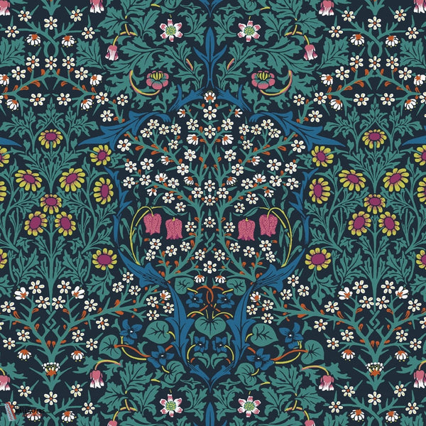 Blackthorn-House of Hackney-behang-tapete-wallpaper-Emerald-200 cm-Selected-Wallpapers-Interiors