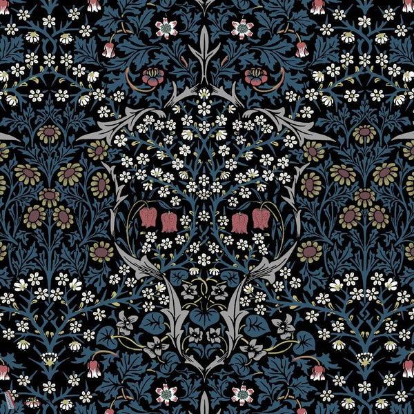 Blackthorn-House of Hackney-behang-tapete-wallpaper-Teal-200 cm-Selected-Wallpapers-Interiors