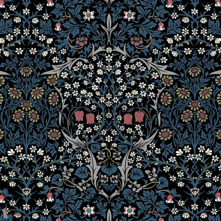 Blackthorn-House of Hackney-behang-tapete-wallpaper-Teal-200 cm-Selected-Wallpapers-Interiors