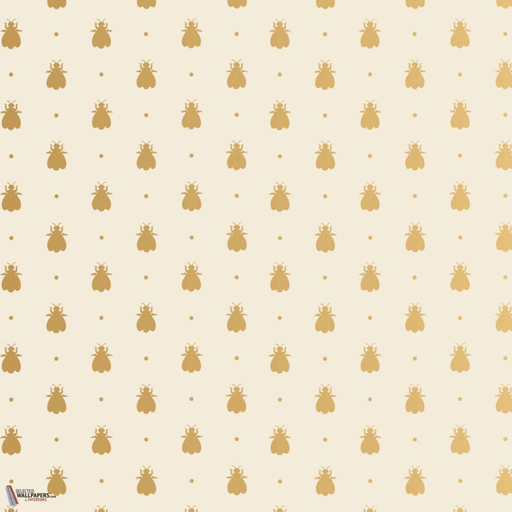 Bumble Bee-Behang-Tapete-Farrow & Ball-White Tie-Rol-BP507-Selected Wallpapers