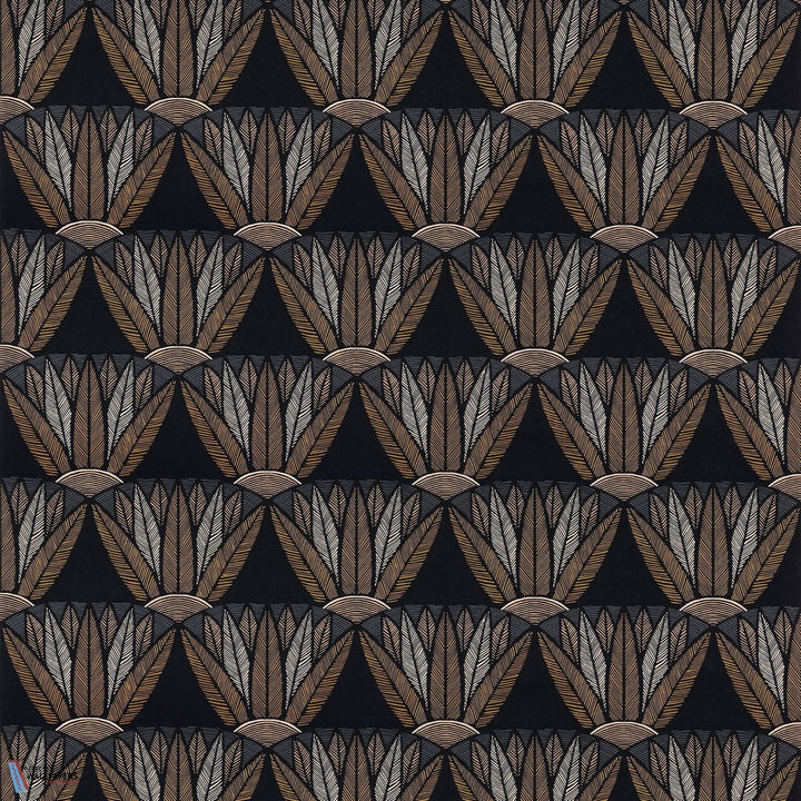 Castalia-behang-Tapete-Casamance-Noir/Mordoré-Rol-76161740-Selected Wallpapers