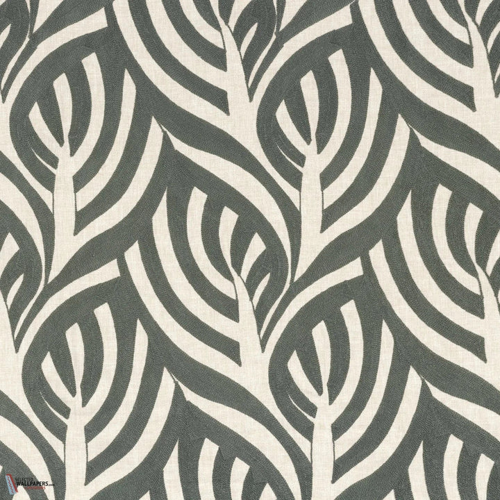 Catalpa stof-Casamance-fabric-Vert-Meter (M1)-Selected-Wallpapers-Interiors