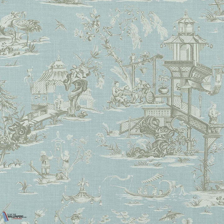 Cheng Toile-Thibaut-Robin's Egg-Rol-Selected-Wallpapers-Interiors