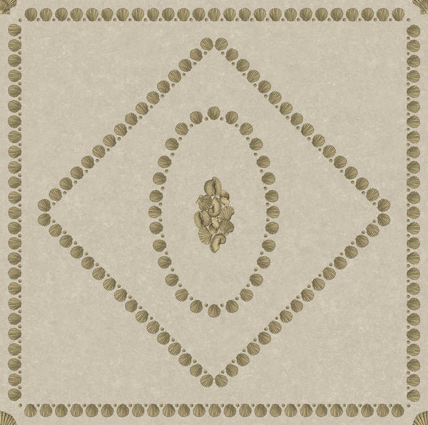 Conchiglie-behang-Tapete-Cole & Son-Gold on Stone-Rol-123/5025-Selected Wallpapers