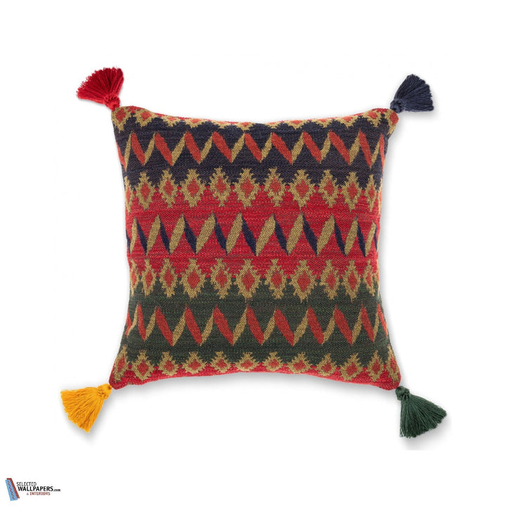 Cortina Kussen-Mind the Gap-Kissen-Cushion-Green/Red-50 x 50 cm-Selected Interiors