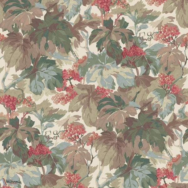 Country Walk behang-Mulberry-wallpaper-tapete-Teal/Rose-Rol-Selected-Wallpapers-Interiors