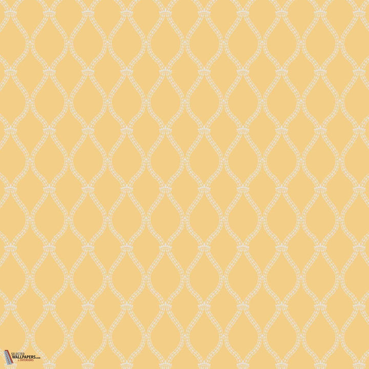 Crivelli Trellis-Behang-Tapete-Farrow & Ball-Yellow Ground-Rol-BP3105-Selected Wallpapers