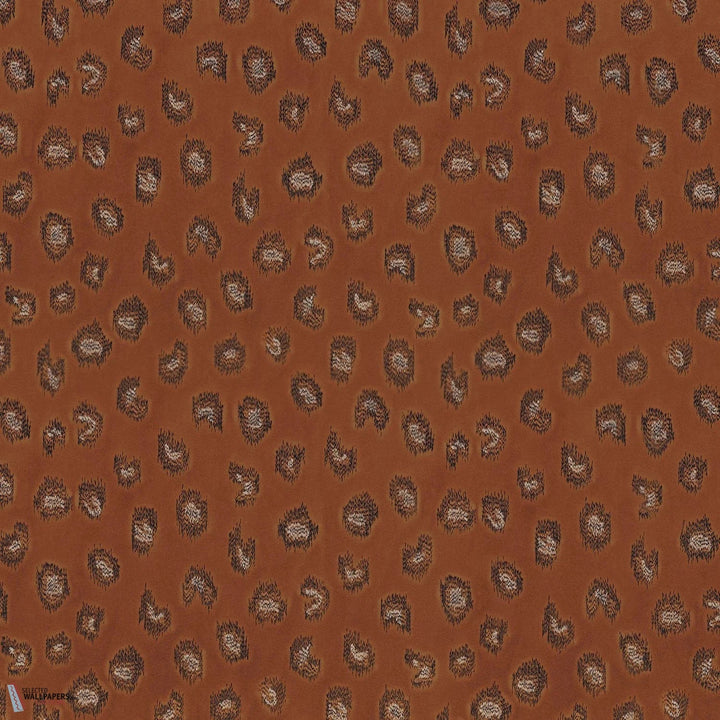 Daim stof-Casamance-fabric-Terracotta-Meter (M1)-Selected-Wallpapers-Interiors