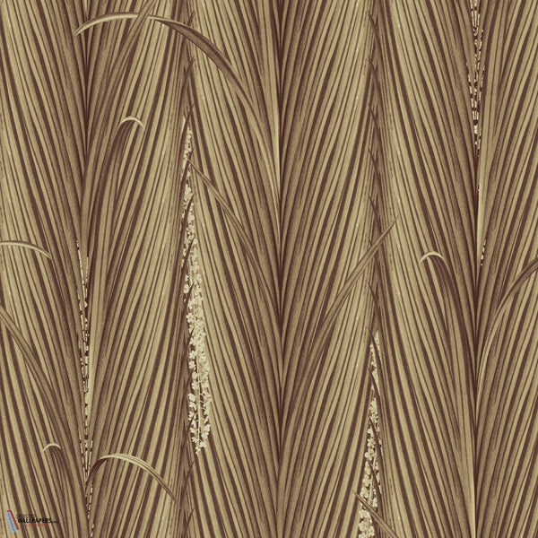 Danube Foliage behang-Mind the Gap-wallpaper-tapete-Sepia-Rol-Selected-Wallpapers-Interiors