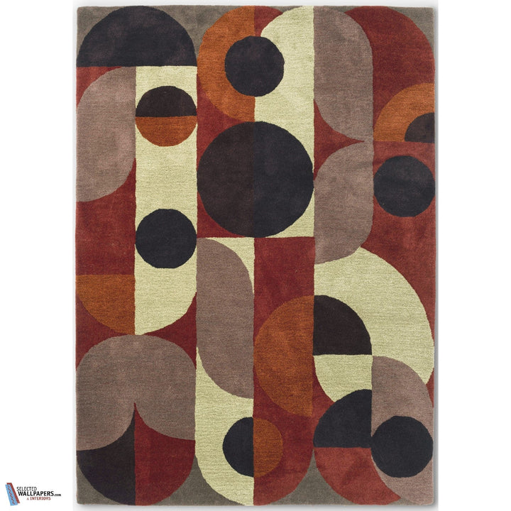 Decor Cosmo vloerkleed-Vloerkleed-Rug-Teppich-Brink & Campman-Red Pale Green-140 x 200 cm-095203140200-Selected Interiors