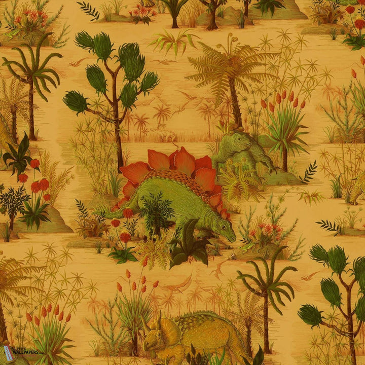 Dinosauria-House of Hackney-behang-tapete-wallpaper-Turmeric-200 cm-Selected-Wallpapers-Interiors