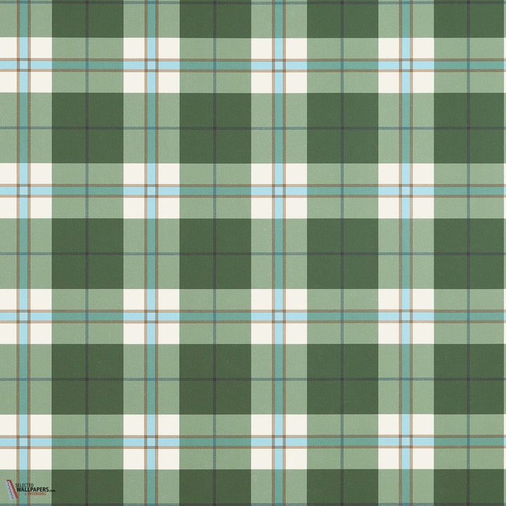 Douglas Plaid behang-Thibaut-wallpaper-tapete-Green-Rol-Selected-Wallpapers-Interiors