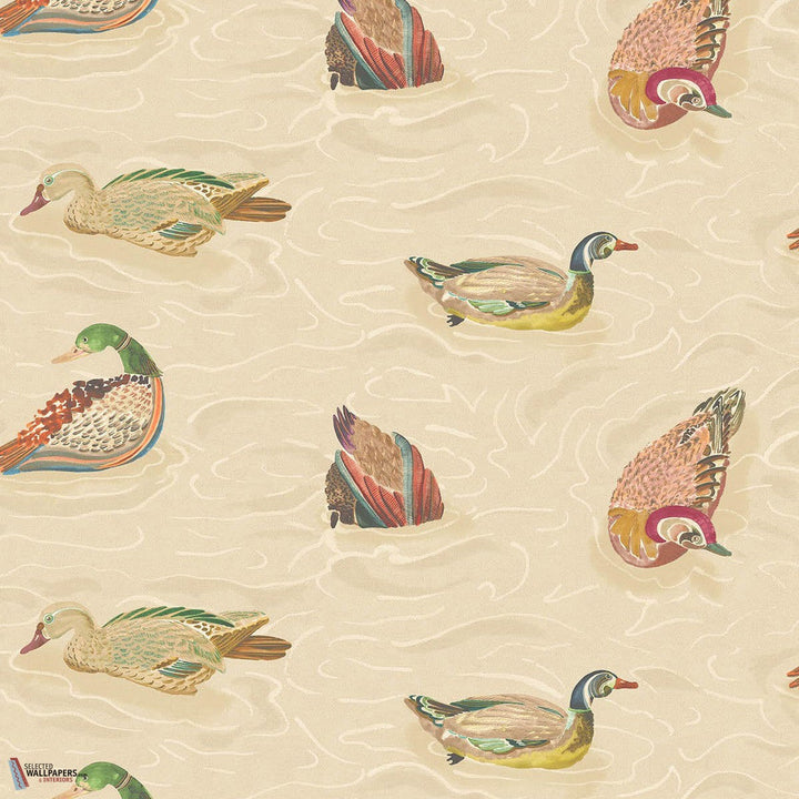 Duck Pond behang-Mulberry-wallpaper-tapete-Jewel-Rol-Selected-Wallpapers-Interiors