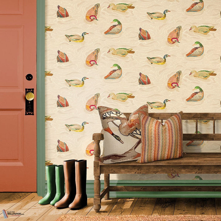 Duck Pond behang-Mulberry-wallpaper-tapete-Selected-Wallpapers-Interiors