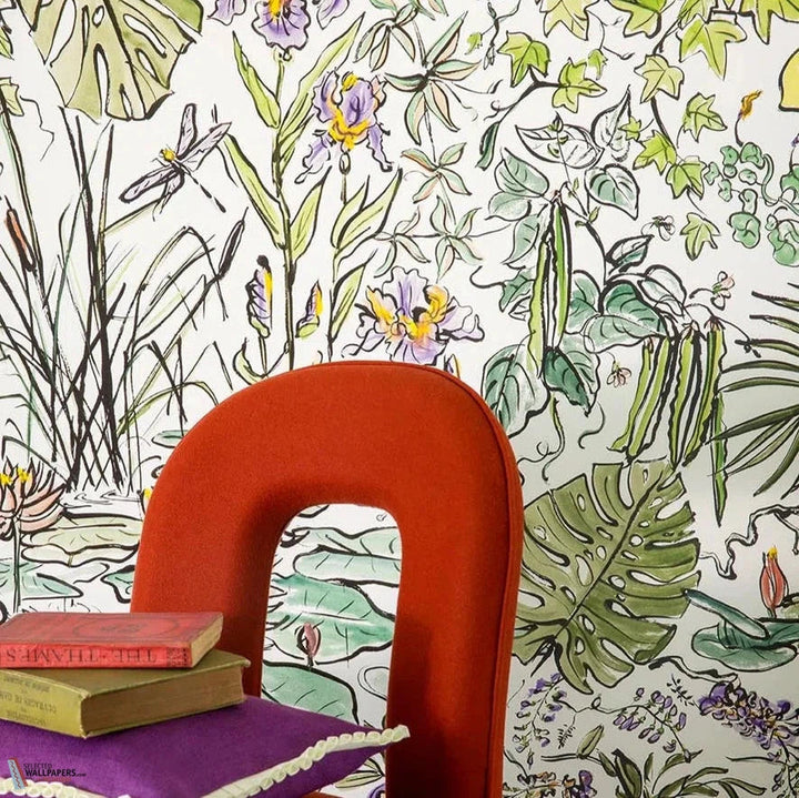 Flore behang-Pierre Frey-wallpaper-tapete-Selected-Wallpapers-Interiors