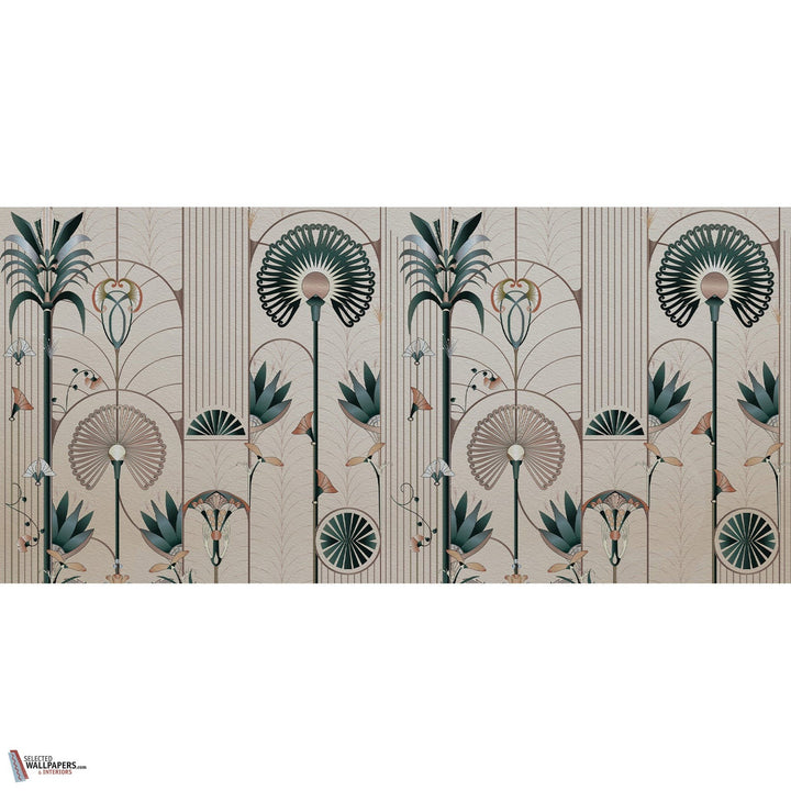 Floreal behang-Les Dominotiers-wallpaper-tapete-Selected-Wallpapers-Interiors