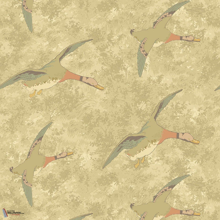 Forest Ducks behang-Mulberry-wallpaper-tapete-Parchment-Rol-Selected-Wallpapers-Interiors