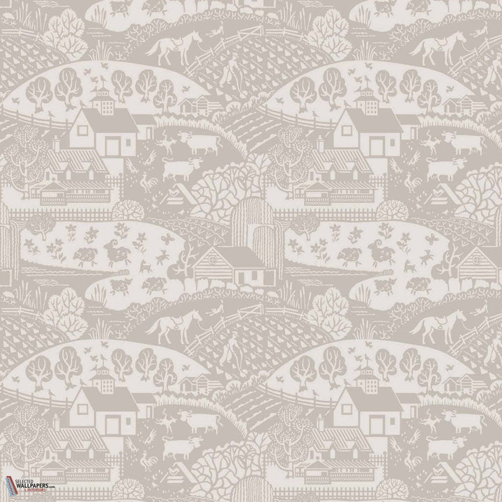 Gable-Behang-Tapete-Farrow & Ball-Purbeck Stone-Rol-BP5401-Selected Wallpapers