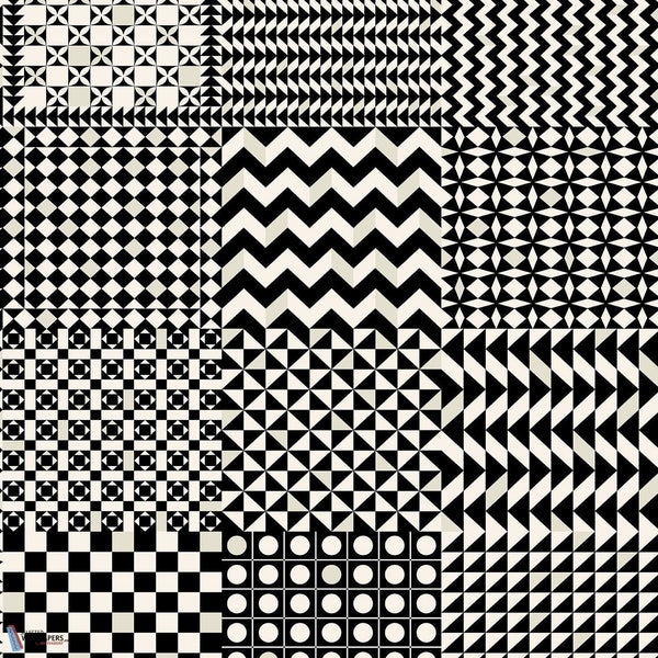 Geometrico-behang-Tapete-Cole & Son-Black & White-Rol-123/7032-Selected Wallpapers