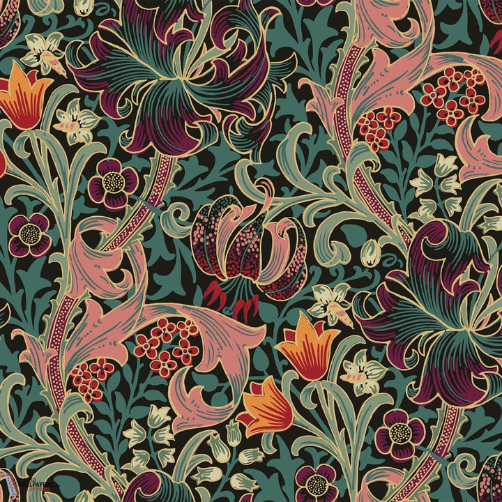 Golden Lily-House of Hackney-behang-tapete-wallpaper-Apatite-200 cm-Selected-Wallpapers-Interiors