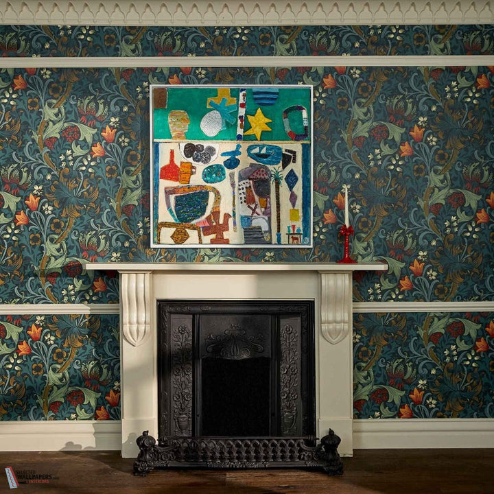 Golden Lily-House of Hackney-behang-tapete-wallpaper-Selected-Wallpapers-Interiors