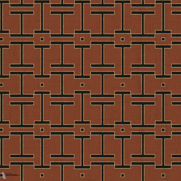 Grid behang-Coordonne-wallpaper-tapete-Clay-Non Woven-Selected-Wallpapers-Interiors