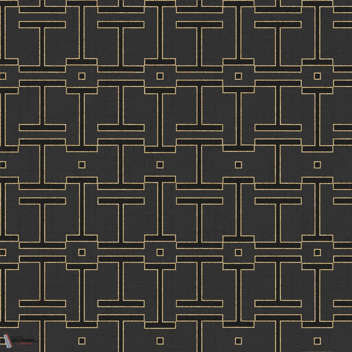 Grid behang-Coordonne-wallpaper-tapete-Slate-Non Woven-Selected-Wallpapers-Interiors