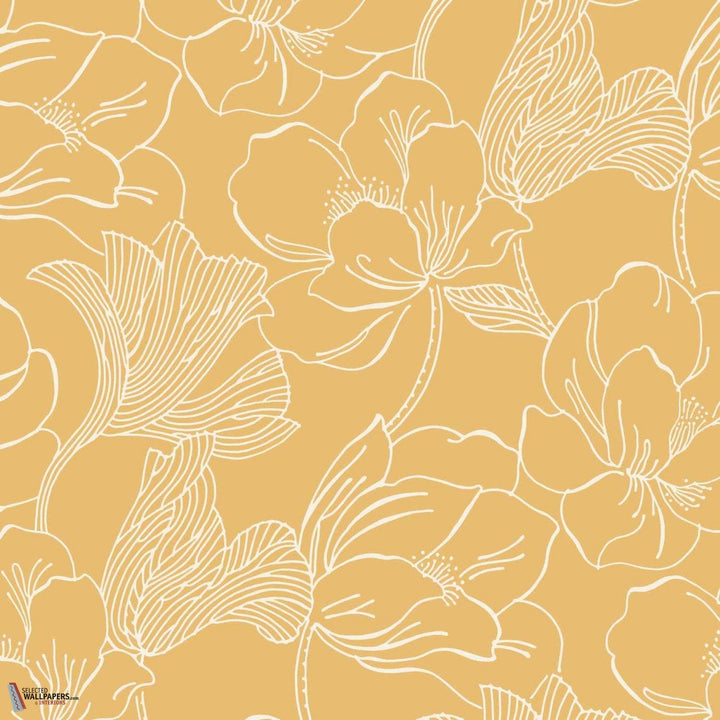 Helleborus-Behang-Tapete-Farrow & Ball-Yellow-Rol-BP5607-Selected Wallpapers