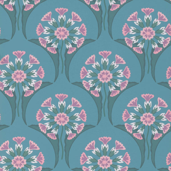 Hencroft-behang-Tapete-Little Greene-Azure-Rol-0245HEAZURE-Selected Wallpapers