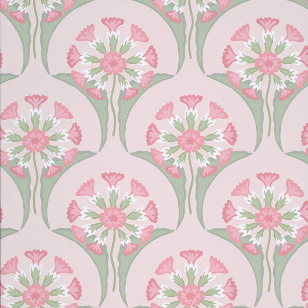 Hencroft-behang-Tapete-Little Greene-Pink Primula-Rol-0245HEPINKP-Selected Wallpapers