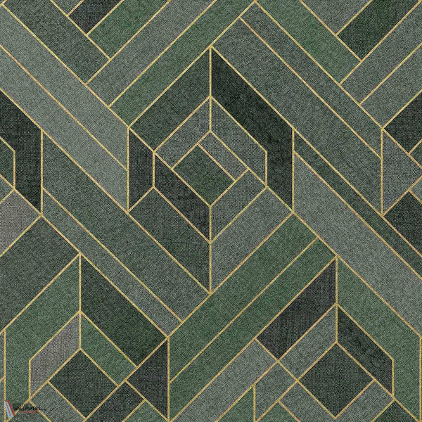 Hexagonal behang-Coordonne-wallpaper-tapete-Emerald-Non Woven-Selected-Wallpapers-Interiors