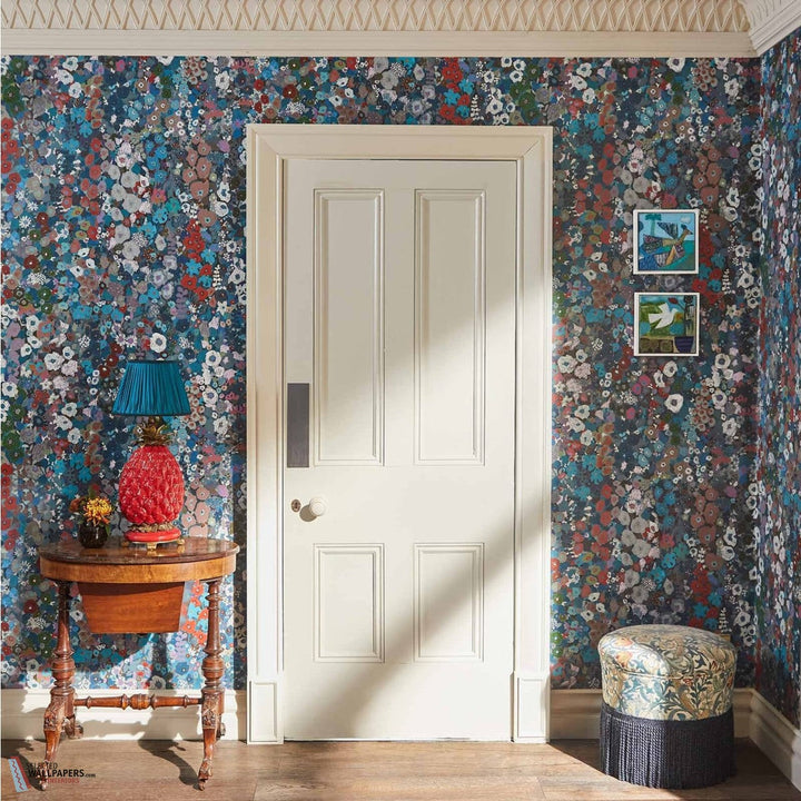 Hollyhocks-House of Hackney-behang-tapete-wallpaper-Selected-Wallpapers-Interiors