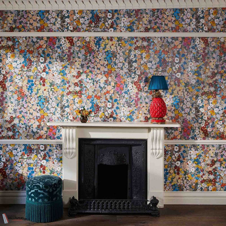 Hollyhocks-House of Hackney-behang-tapete-wallpaper-Selected-Wallpapers-Interiors