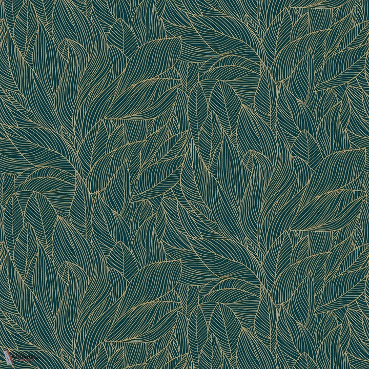 Hosta behang-Casamance-wallpaper-tapete-Marine/Dore-Rol-Selected-Wallpapers-Interiors