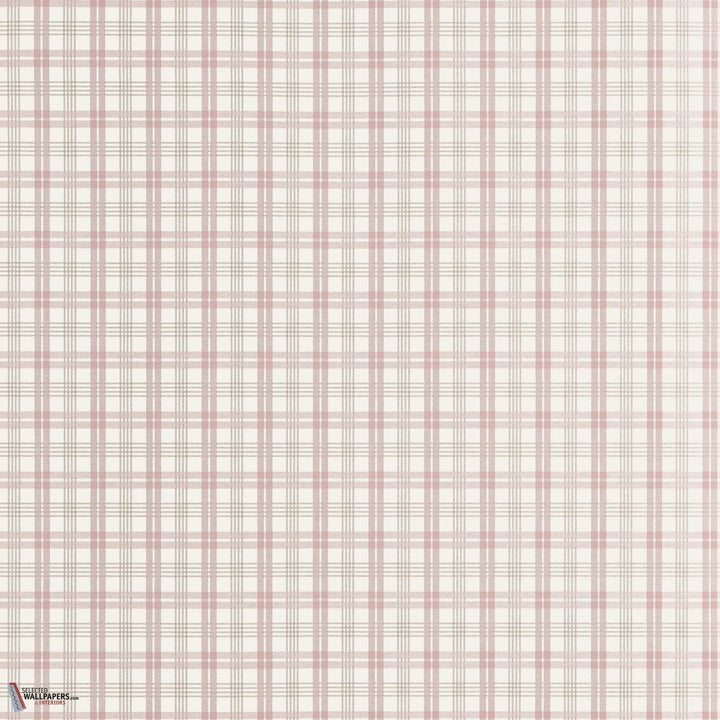 Huntley Plaid behang-Thibaut-wallpaper-tapete-Blush-Rol-Selected-Wallpapers-Interiors