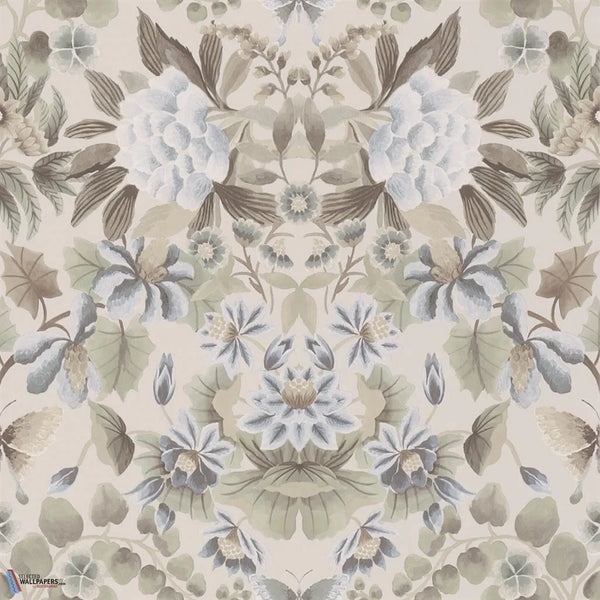 Ikebana Damask-behang-Tapete-Designers Guild-Eau de Nil-Rol-PDG1156/02-Selected Wallpapers