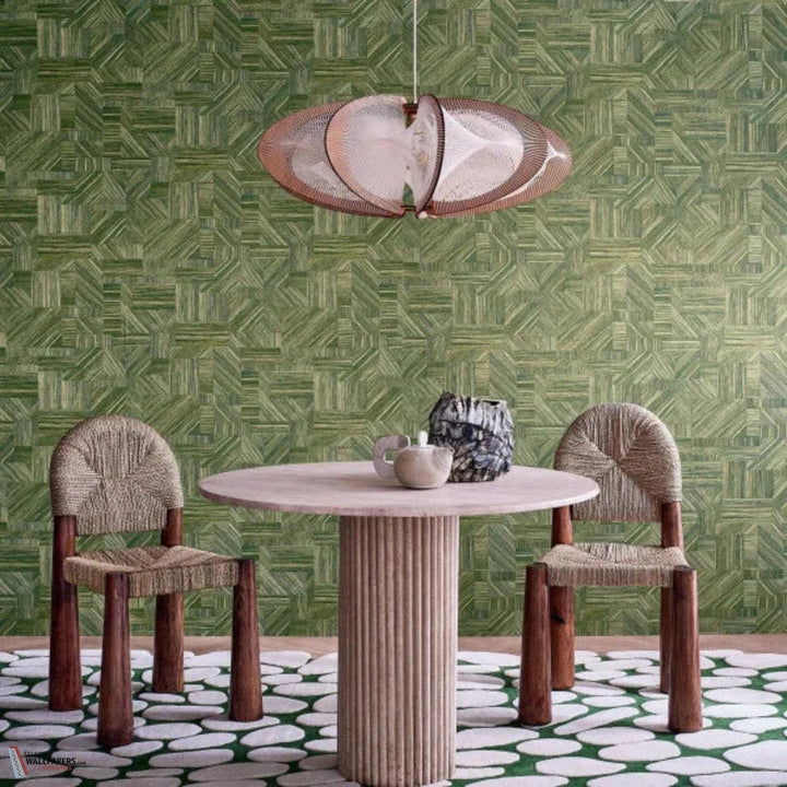 Imbrication behang-Casamance-wallpaper-tapete-Selected-Wallpapers-Interiors